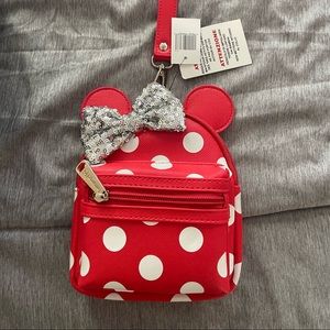 Disney loungefly clutch mini backpack Minnie Mouse
